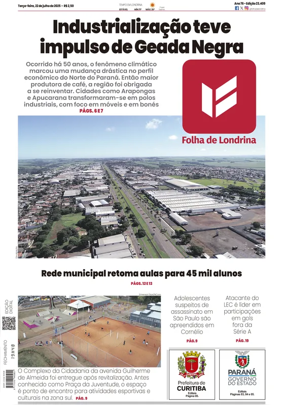 Imagem ilustrativa da imagem Capa 22/07/2025