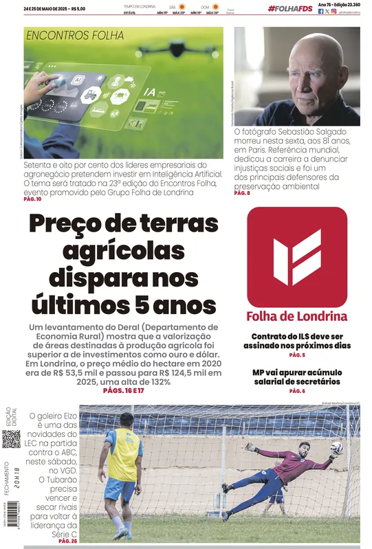 Imagem ilustrativa da imagem Capa 24/05/2025