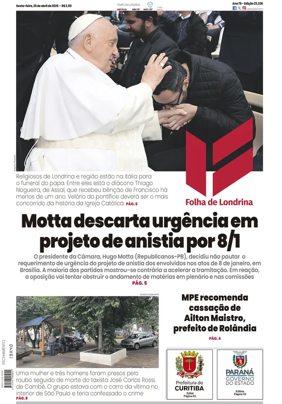 Imagem ilustrativa da imagem Capa 25/04/2025