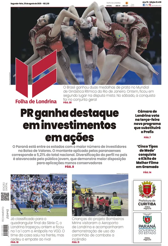 Imagem ilustrativa da imagem Capa 25/08/2025