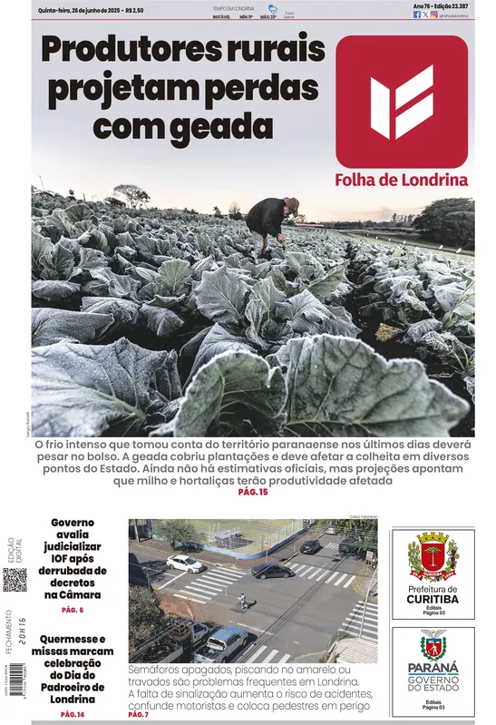 Imagem ilustrativa da imagem Capa 26/06/2025