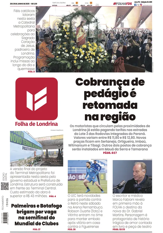 Imagem ilustrativa da imagem Capa 28/06/2025