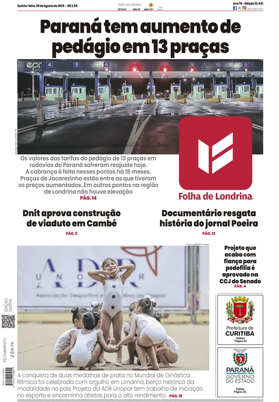 Imagem ilustrativa da imagem Capa 28/08/2025