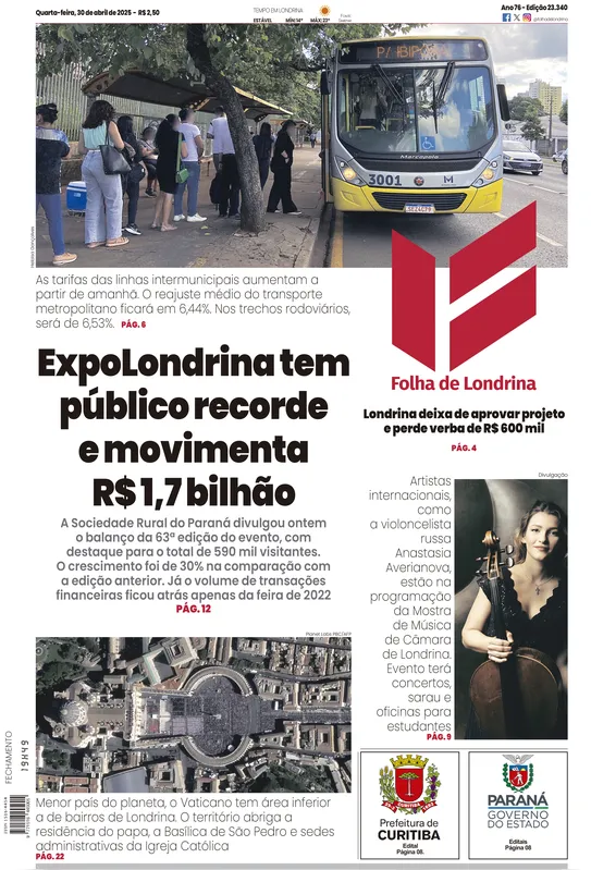 Imagem ilustrativa da imagem Capa 30/04/2025