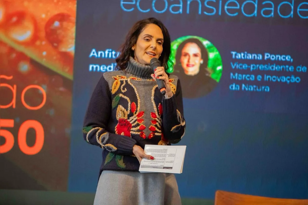 Tatiana Ponce, vice-presidente de marketing da Natura