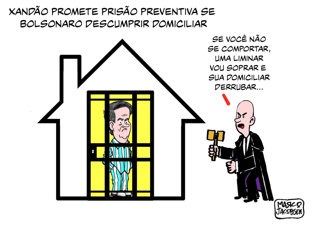Imagem ilustrativa da imagem Charge 05/08/2025.