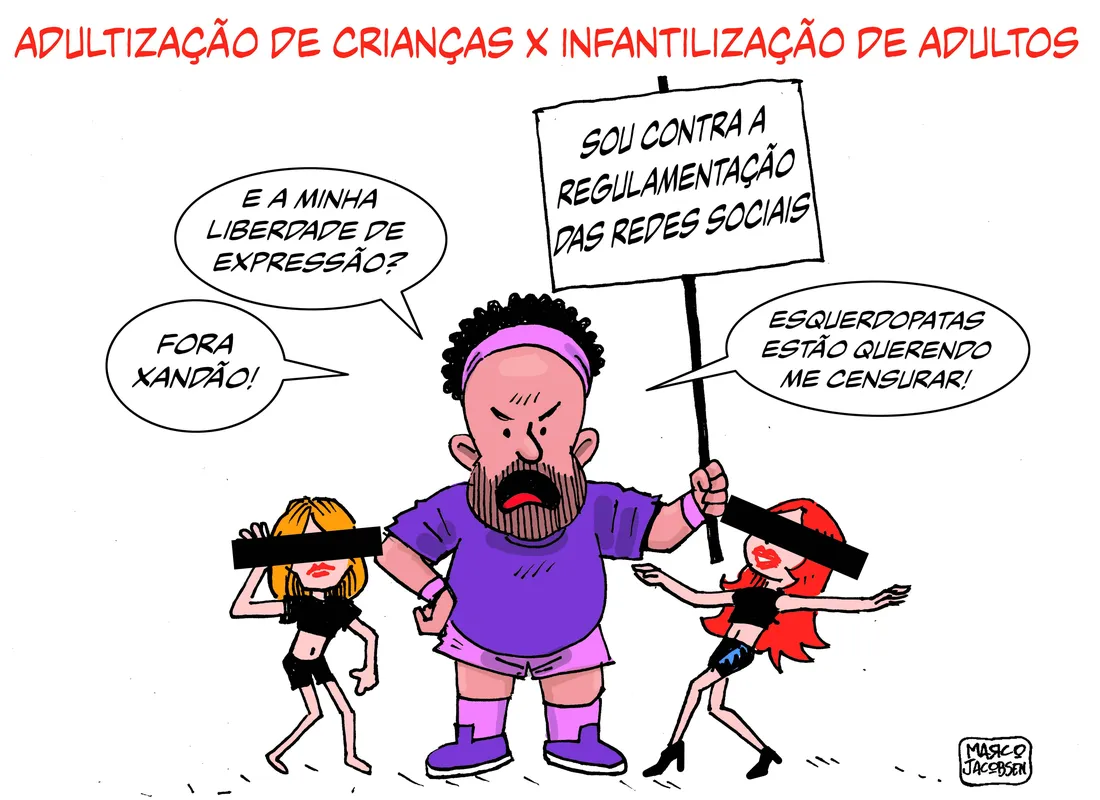 Imagem ilustrativa da imagem Charge 14/08/2025