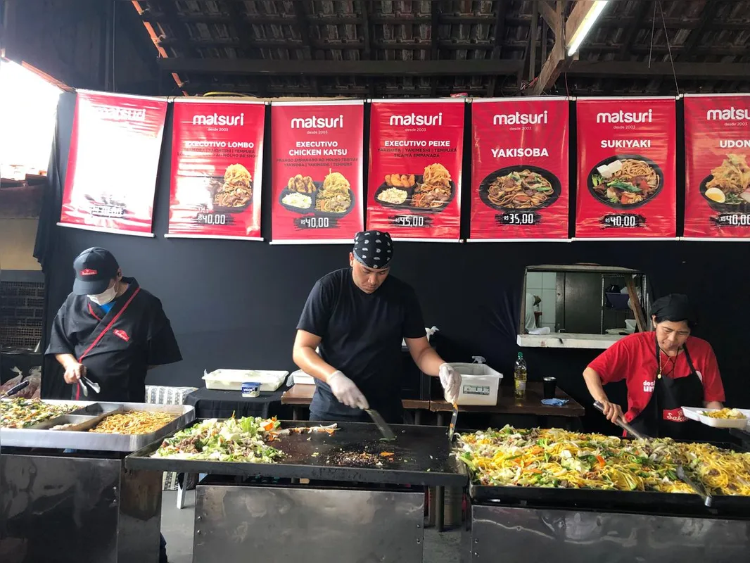 Gastronomia farta é um dos atrativos da festividade