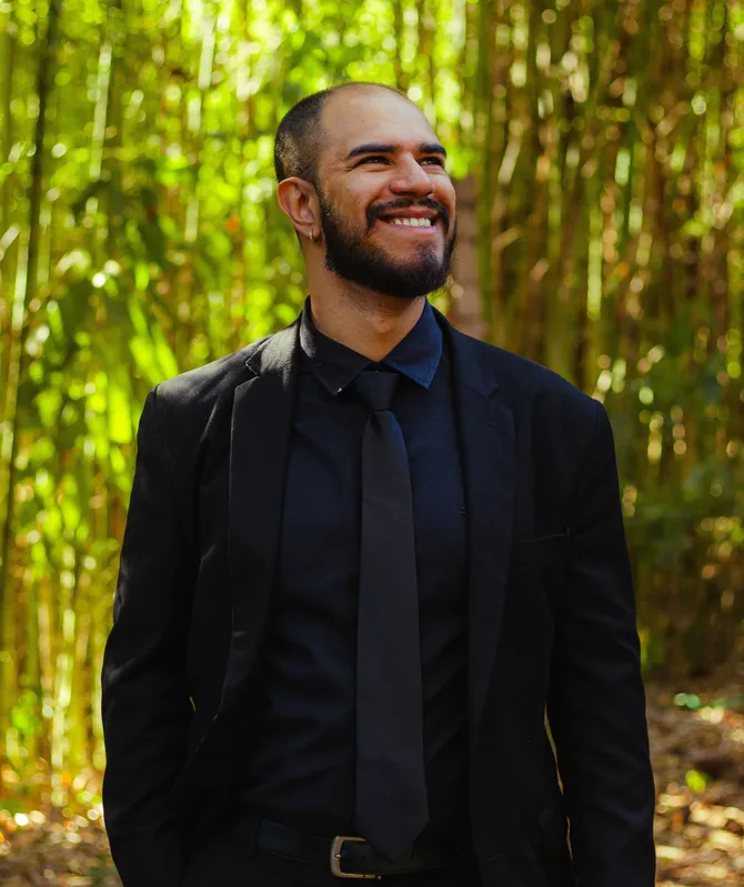 O barítono Filipe Santos, de Minas Gerais, terá participação especial no concerto da Osuel