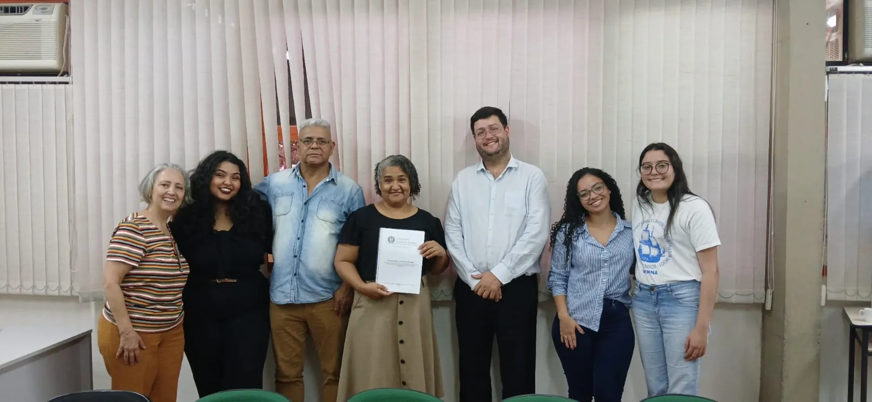 Anilza Dionísio da Silva na defesa do TCC: agora, já formada, ela se prepara para o Exame da OAB