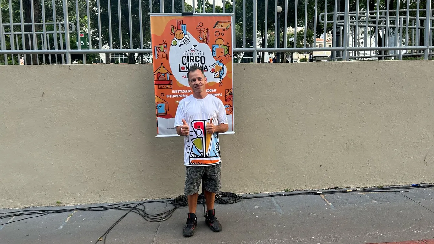 Sergio Oliveira, diretor do Festival de Circo de Londrina