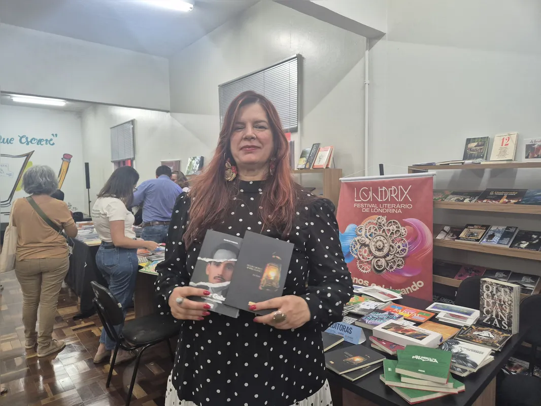 Christine Vianna, da editora Atrito Arte, palestrou sobre o mercado editorial e o protagonismo feminino