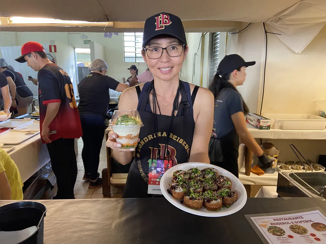 Carla Hironaga, arquiteta e cozinheira no Beisebol e Softbol