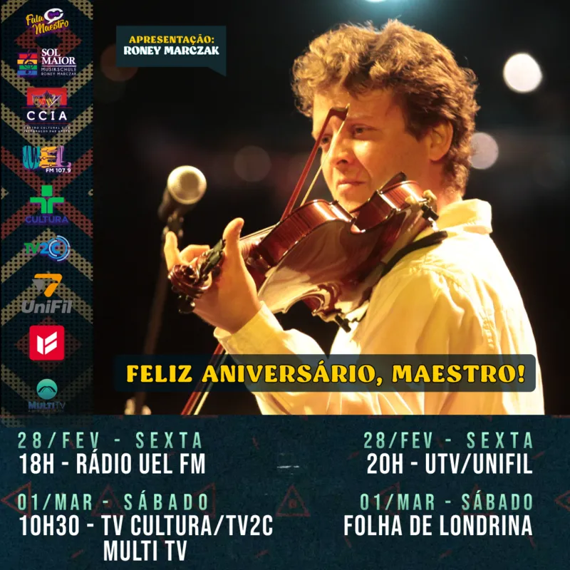 Imagem ilustrativa da imagem Fala Maestro 185# Seleção Pessoal Roney Marczak