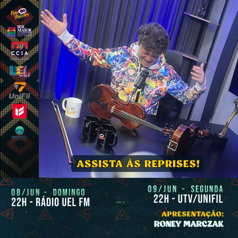 Imagem ilustrativa da imagem Fala Maestro 199# Roney Marczak também na Paiquerê FM 98.9