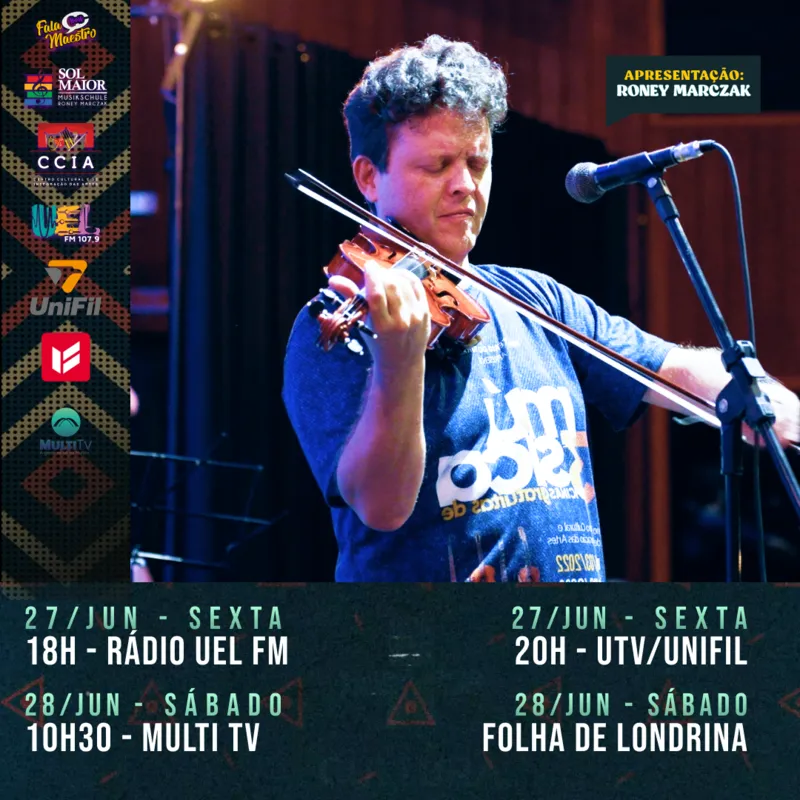 Imagem ilustrativa da imagem Fala Maestro 202# Max Bruch e Ysaye com Roney Marczak