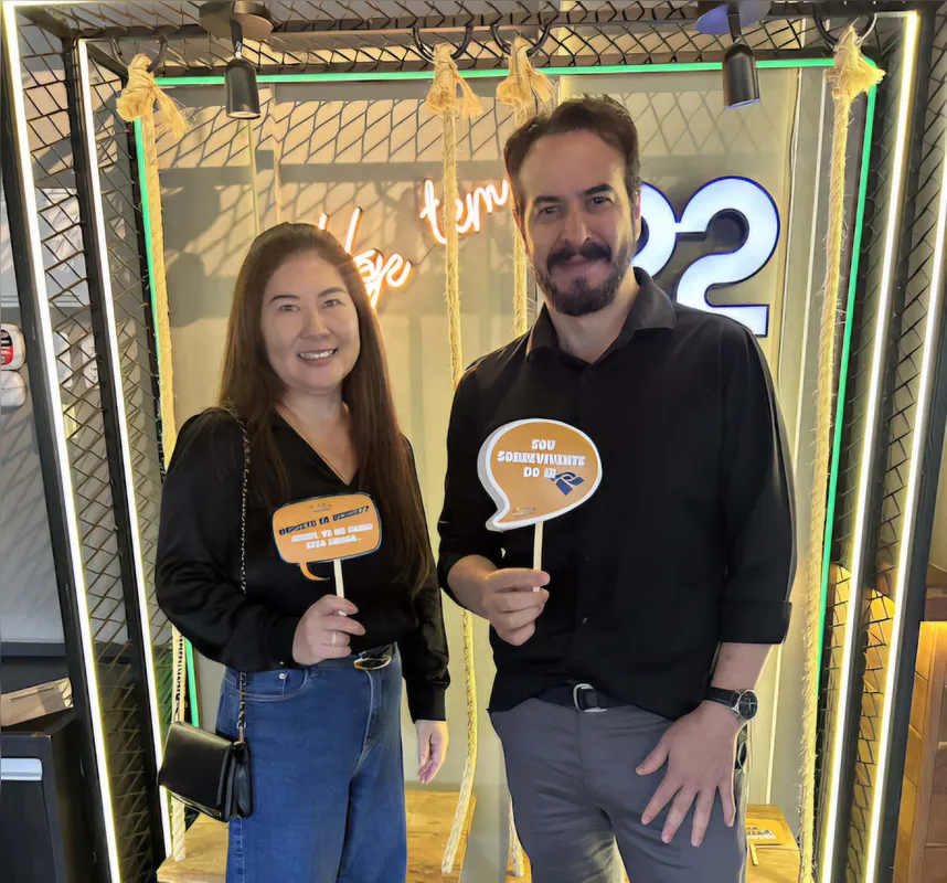 O delegado da Receita Federal em Londrina e região, Reginaldo Cardoso, e sua esposa Elisabete Cardoso
