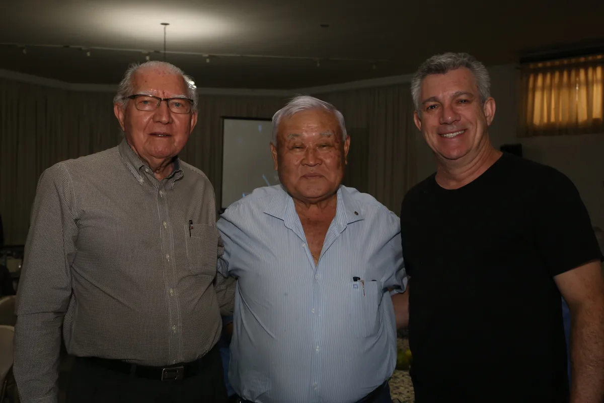 Alberto Rapcham, Julio Akira Koyama e Dr. Paulo Pimenta