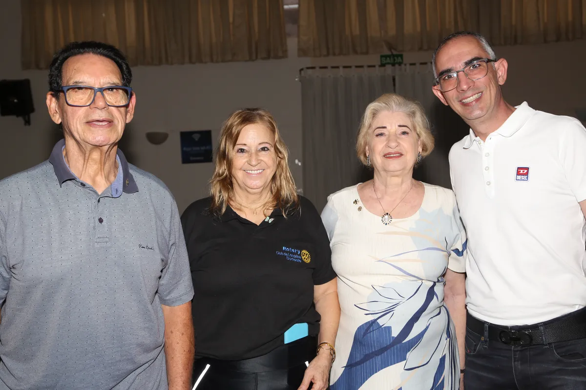 Antonio Gomes, Felicia Watanabe, Dalva Vernillo e o governador Renato Rezende Egea