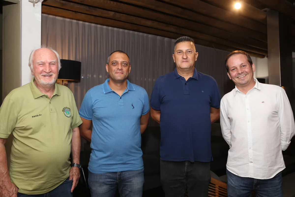 Vinicius Piazza, Mário Gomes, Marcio David de Souza e André Aranda
