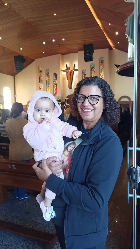 Alzira Rodrigues Inácio agradeceu em nome da família:  "Graças a Deus, todos trabalhando"