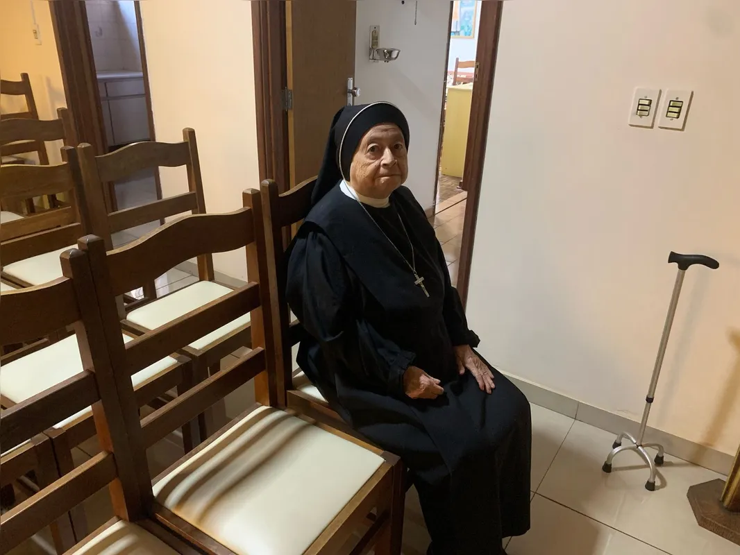 No último dia 19, irmã Zenaide completou 50 anos de vida religiosa