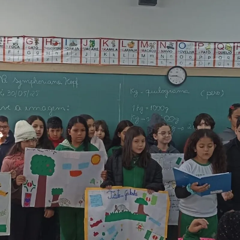 Em Cambé, alunos das escolas municipais participam de campanha para eleição de uma mascote para a cidade