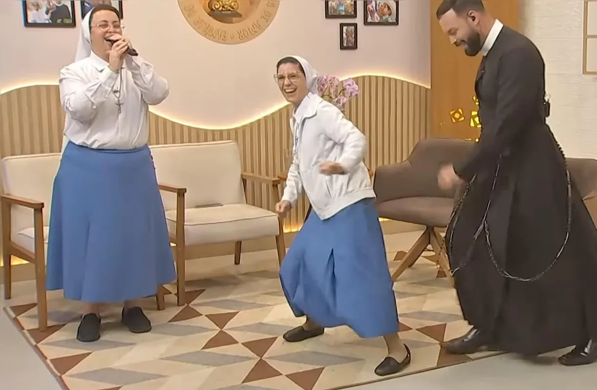 As freiras Marizele e Marisa ganharam fama depois de participar do programa religioso Família de Amor, na TV Pai Eterno; o vídeo viralizou alcançando até outros países