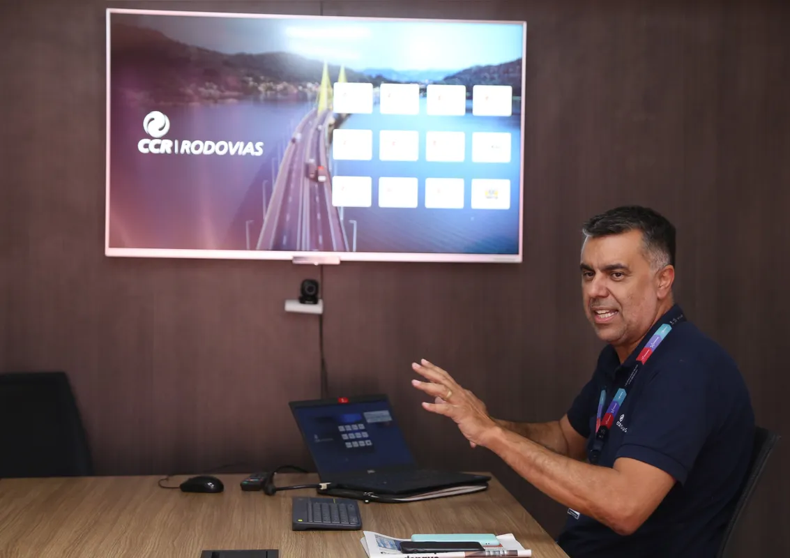 Gerente de Comunicação da CCR Rodovias, Jair Xavier, em recente entrevista à FOLHA.