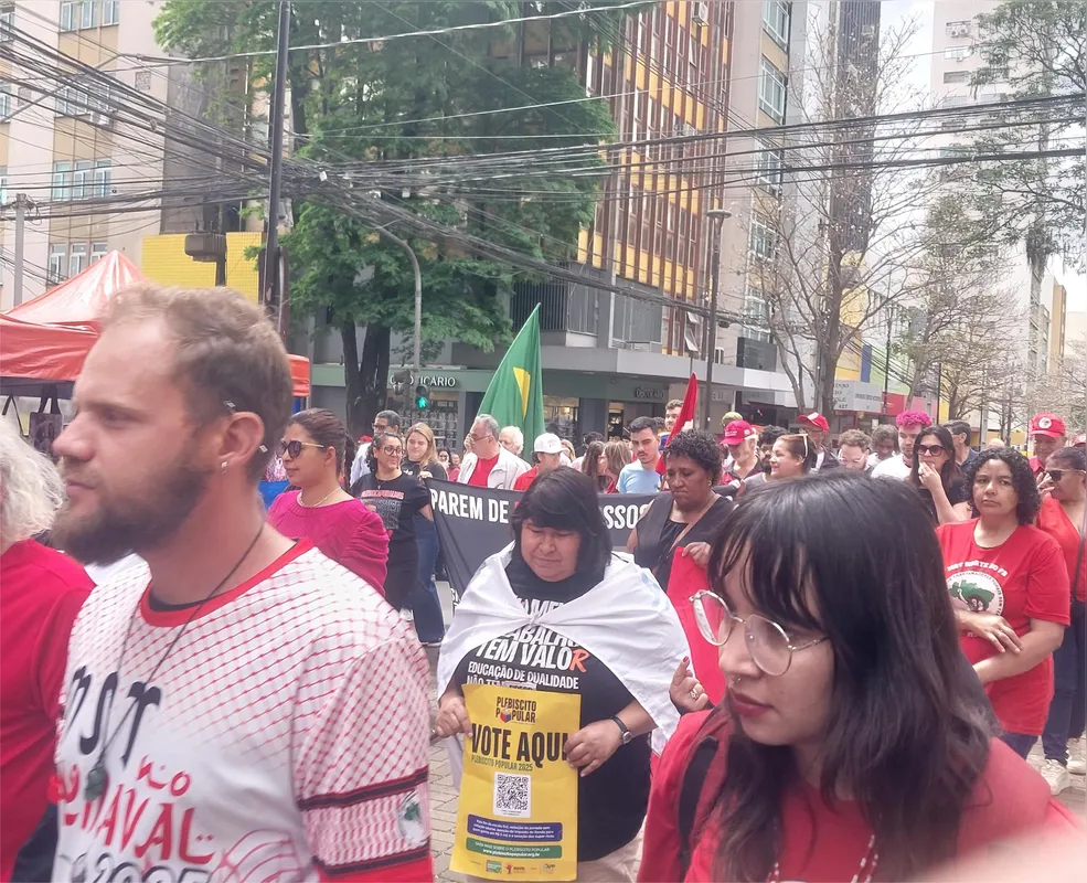 O Grito dos Excluídos  contou com a participação de vários coletivos e movimentos sociais