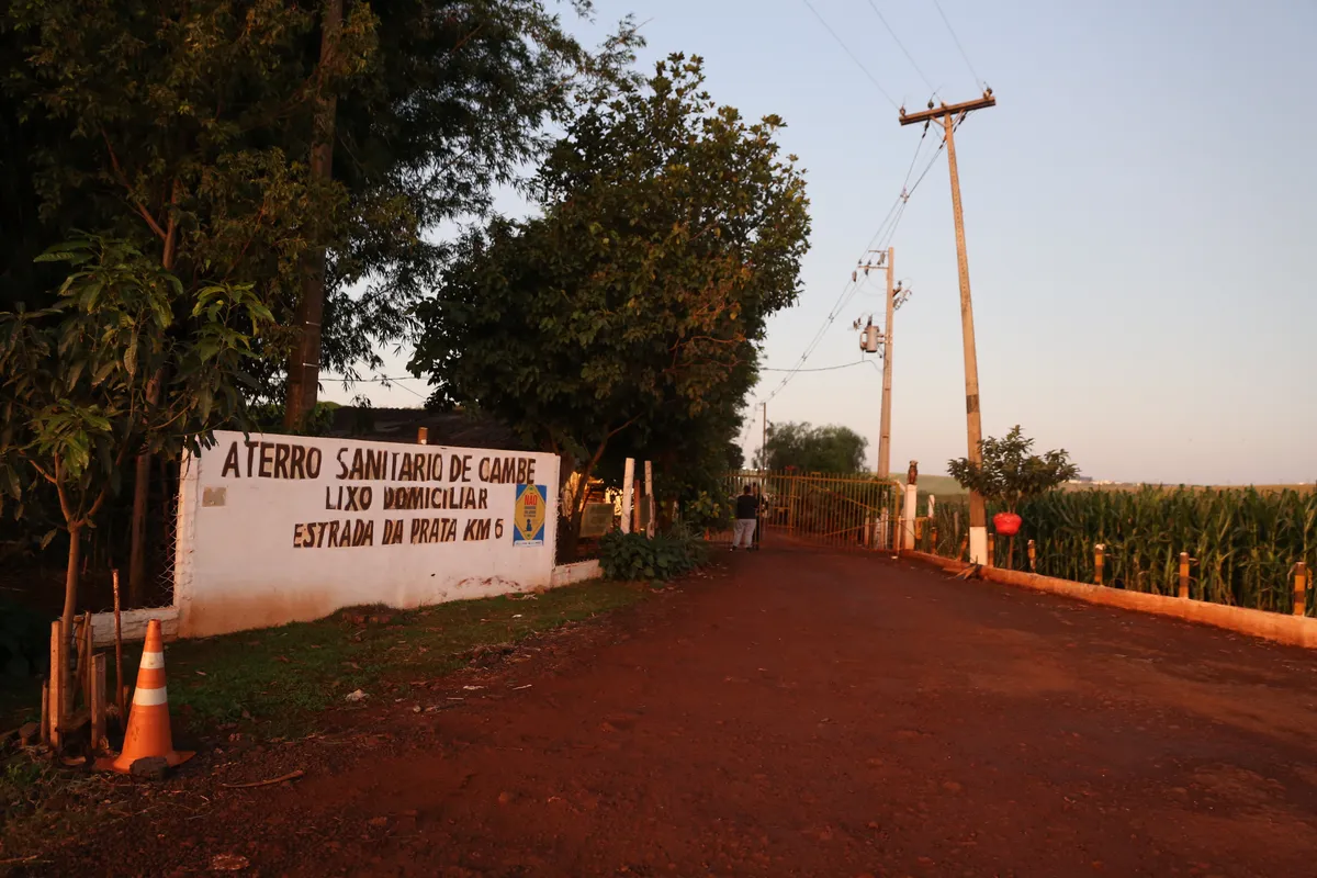 Aterro Sanitário de Cambé na Estrada da Prata