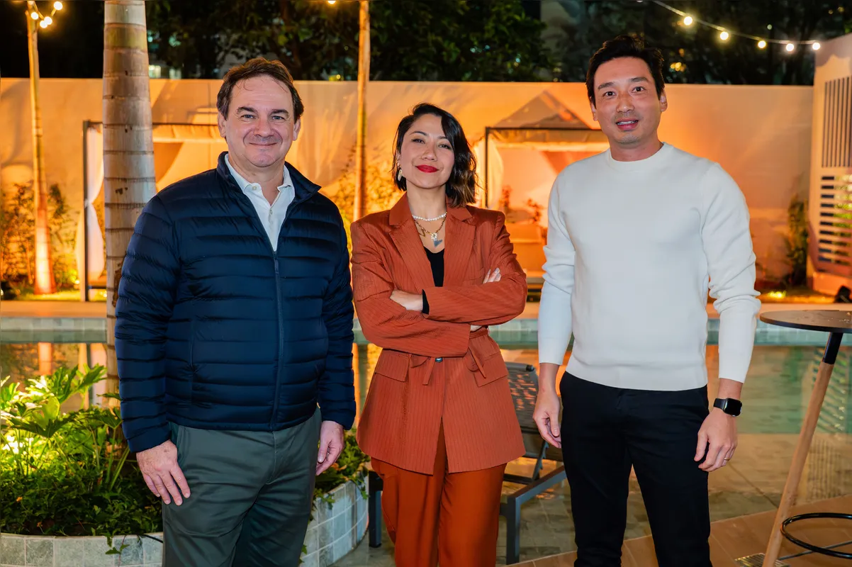 Marcelo Resquetti, Vanessa Yamamoto e Rodolfo Sugeta