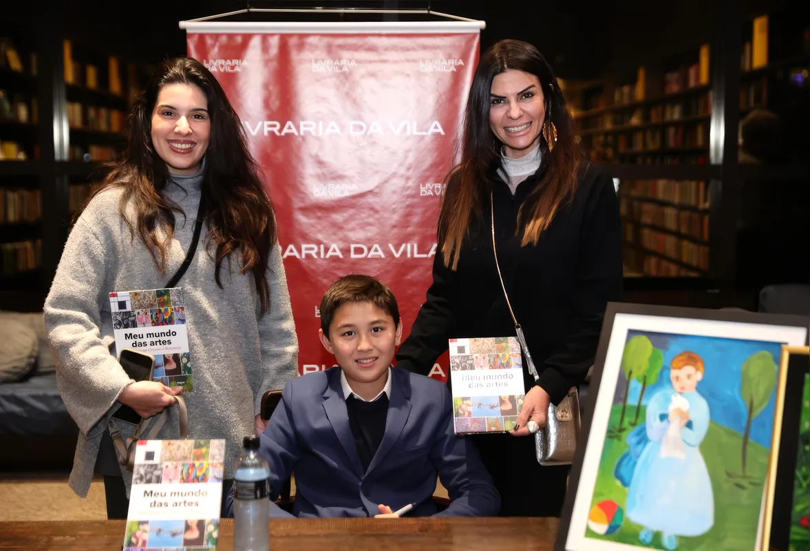 A Chef Ana Carolina, Maximillian e Xênia Militão da Rocha