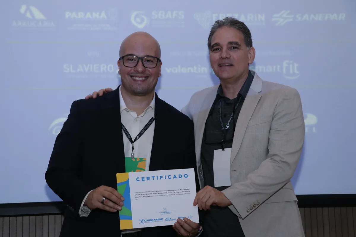 Dr. Orlando Laitano e Dr. Claudio de Oliveira Assumpção