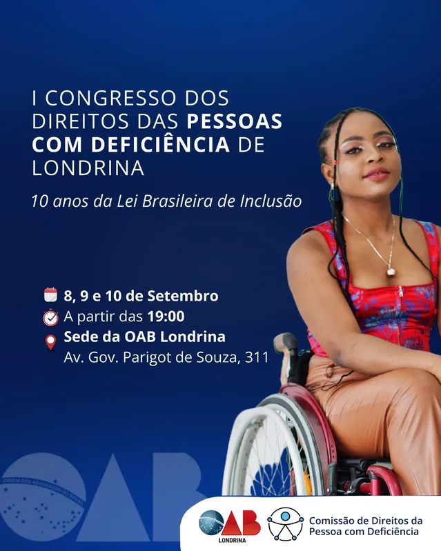 Imagem ilustrativa da imagem OAB Londrina promove congresso com protagonismo PcD