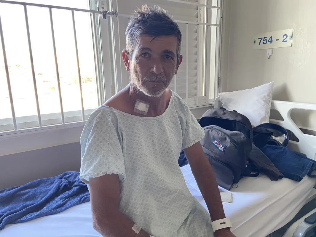 Aparecido Marchi, 57, realizou a cirurgia pelo SUS no domingo (17)