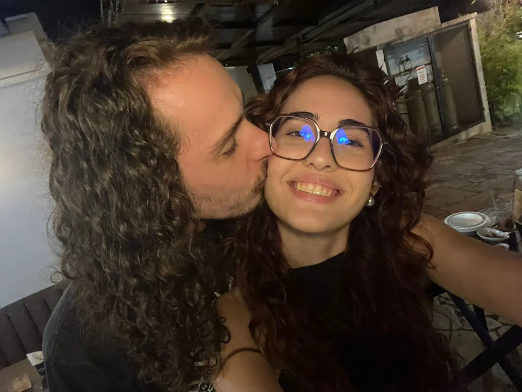 O casal Manuela e Guilherme