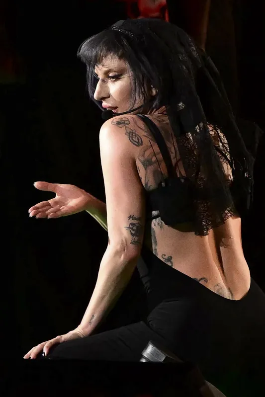 Lady Gaga, durante ensaio para show em Copacabana