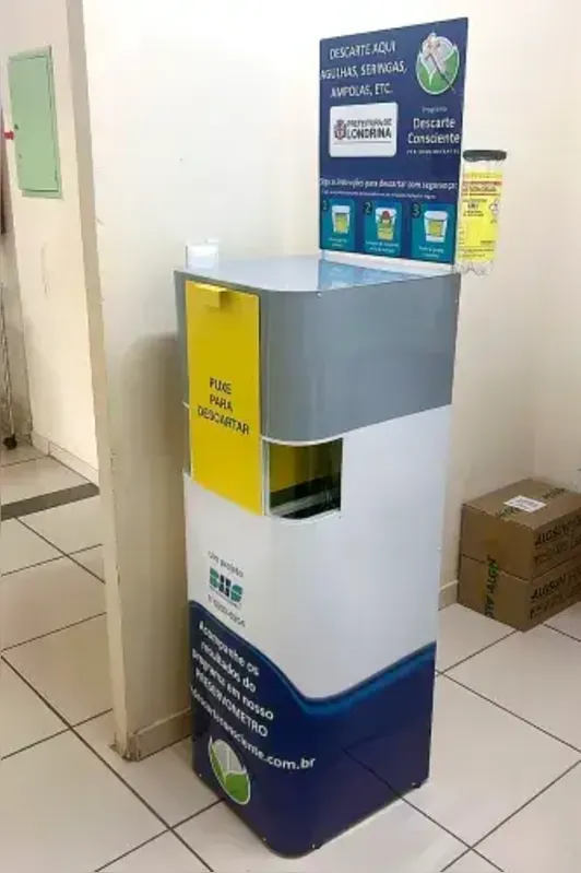 Imagem ilustrativa da imagem Quatro UBSs de Londrina são pontos de descarte de agulhas e seringas