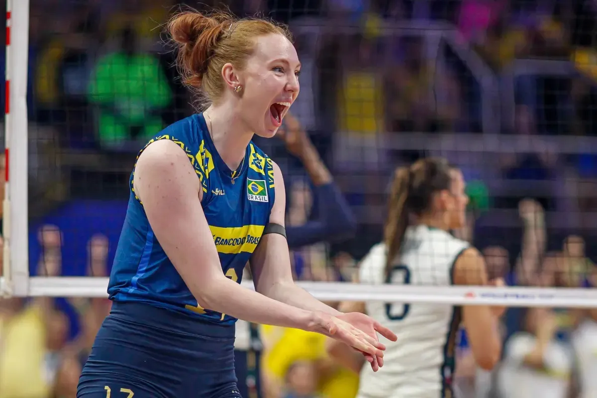 Julia Bergmann anotou 16 pontos, sendo a segunda melhor pontuadora do Brasil