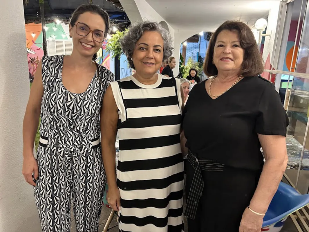 Jacqueline Cândido, Maria Esgoti e Sônia Machado