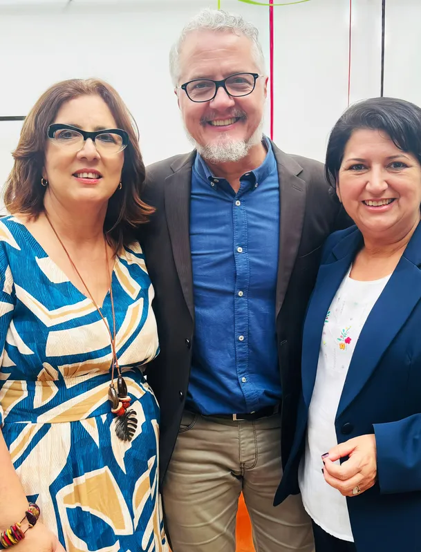 Claudia Costa, Reinaldo Zanardi e a deputada federal Lenir de Assis