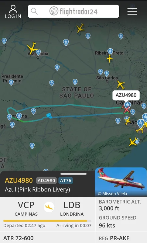 Imagem ilustrativa da imagem Tempestade impede dois pousos no Aeroporto de Londrina