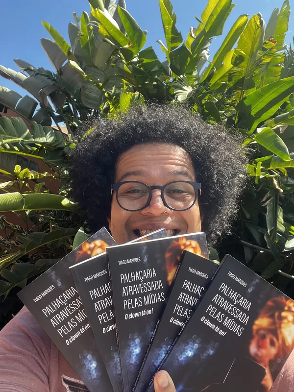 Tiago Marques: livro aborda a palhaçaria na pandemia, feita para as telas