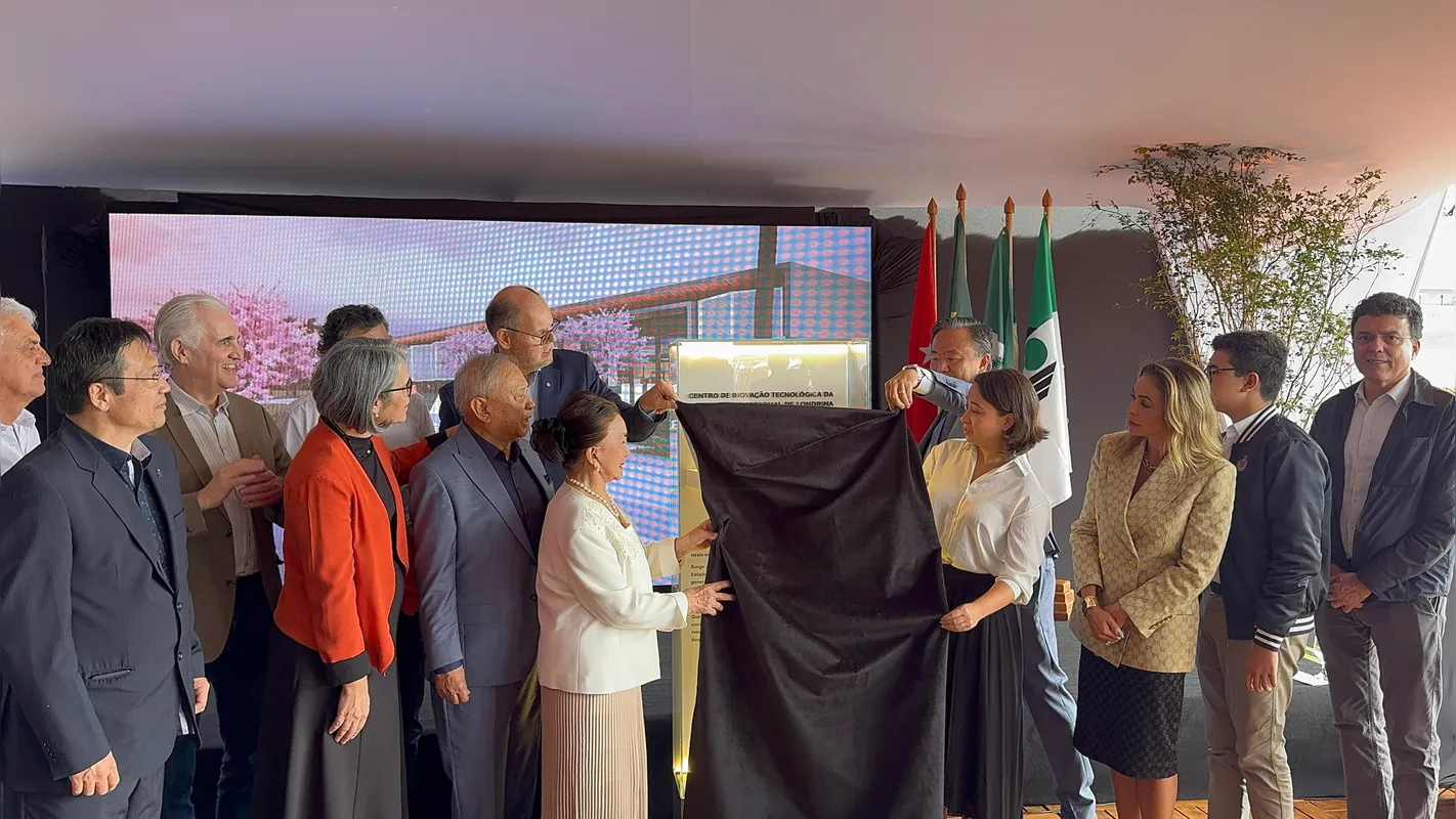 Cerimônia de lançamento da pedra fundamental do Centro de Inovação Tecnológica