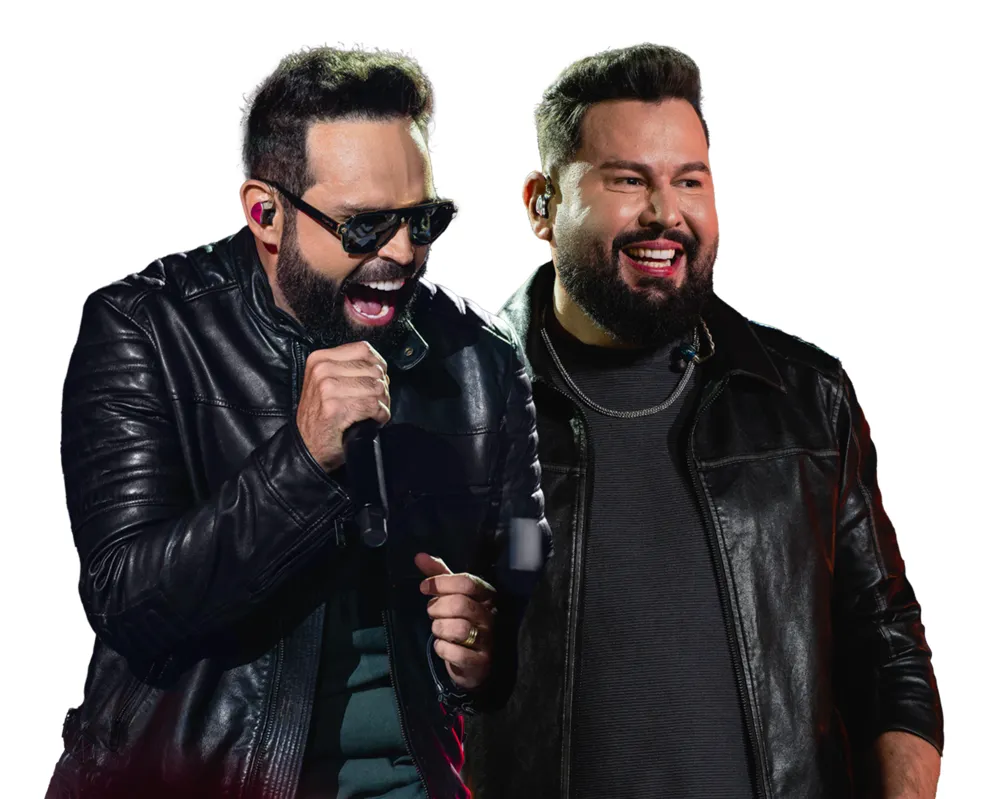 Diego & Arnaldo: dupla que vem se firmando no cenário sertanejo faz a abertura dos shows nesta sexta-feira