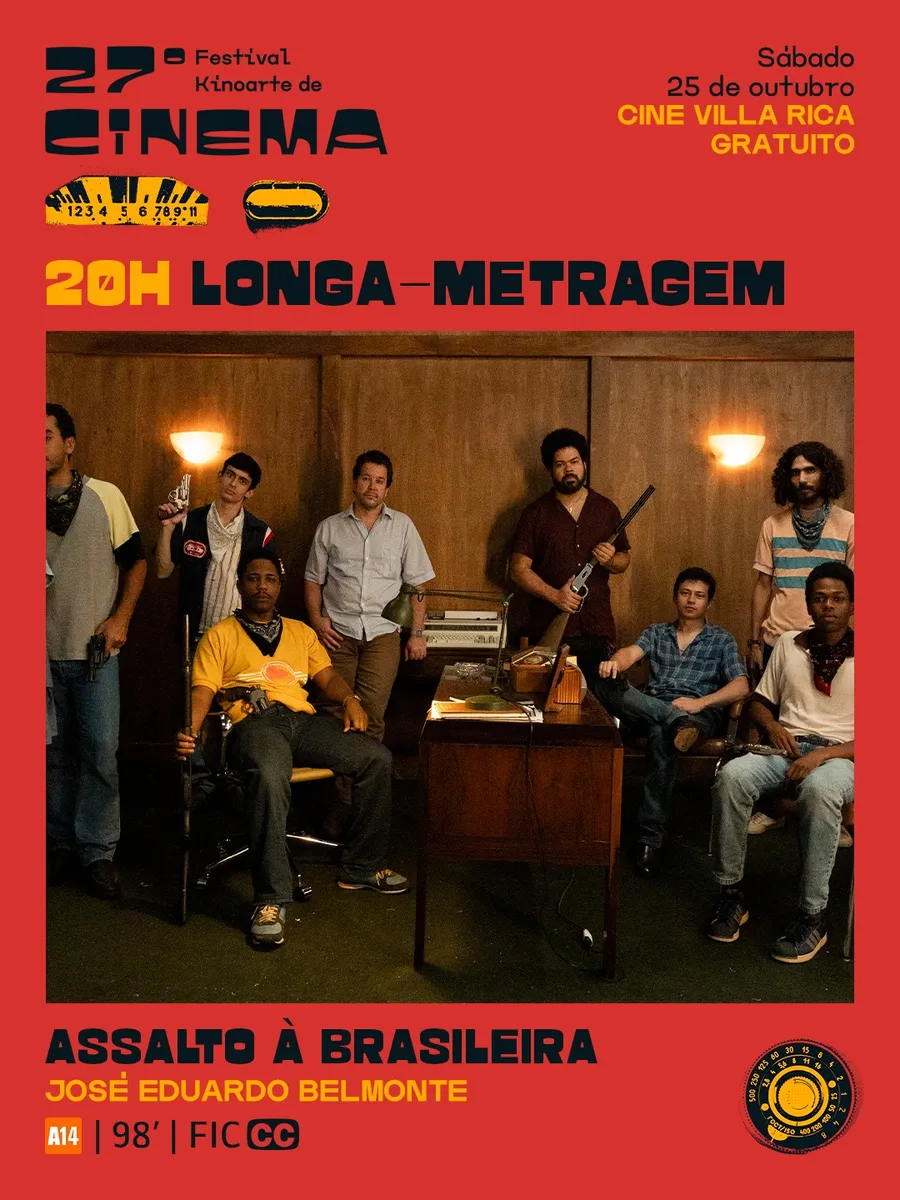 A estreia do filme "Assalto à Brasileira" em Londrina será no sábado (25), às 20h, no Cine Villa Rica