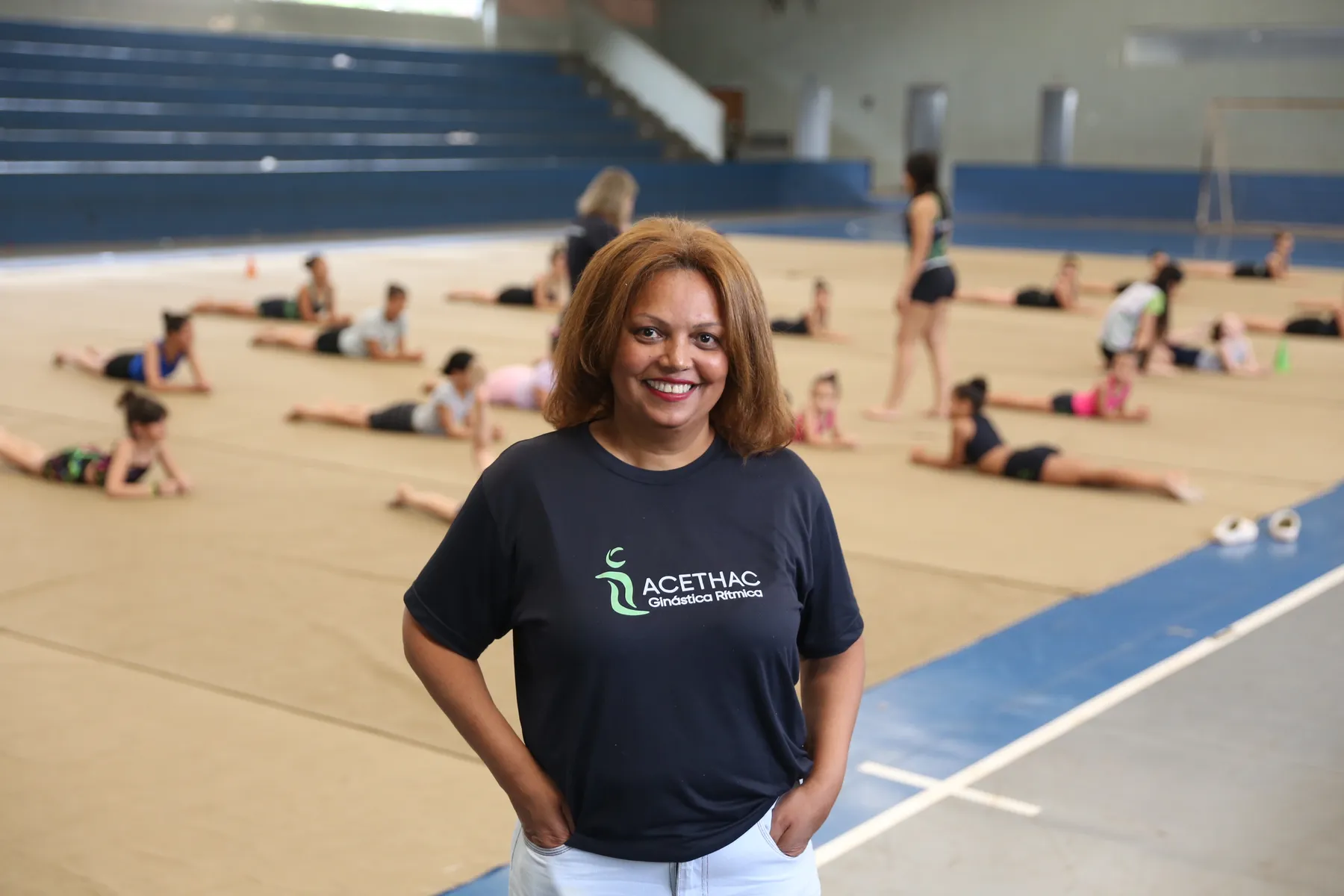 Cleuza Oliveira, presidente da Acethac, iniciou o clube com sua filha bailarina como única aluna