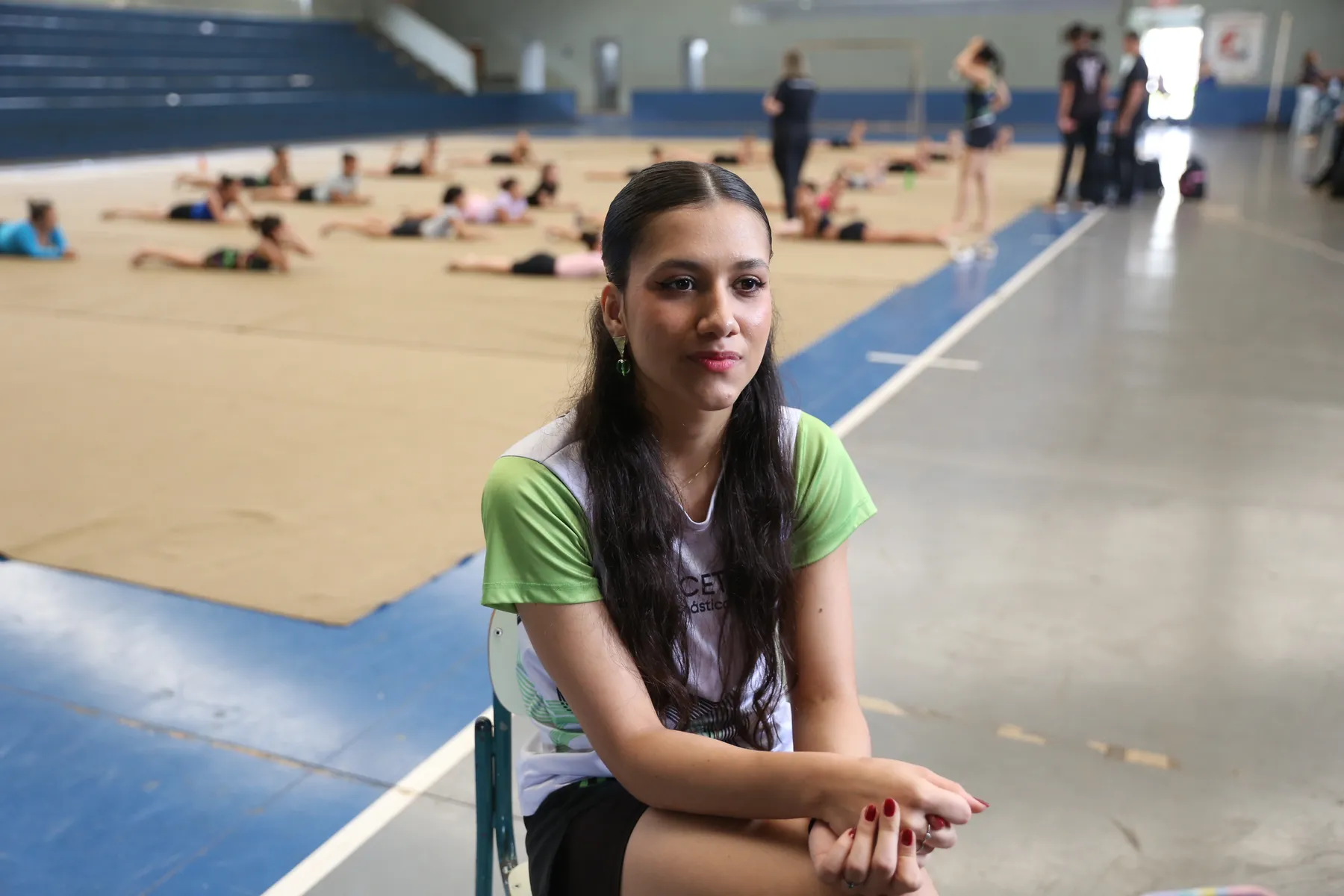 Mel Gomes fez parte da Seleção Brasileira Juvenil de Ginástica Rítmica quando era adolescente