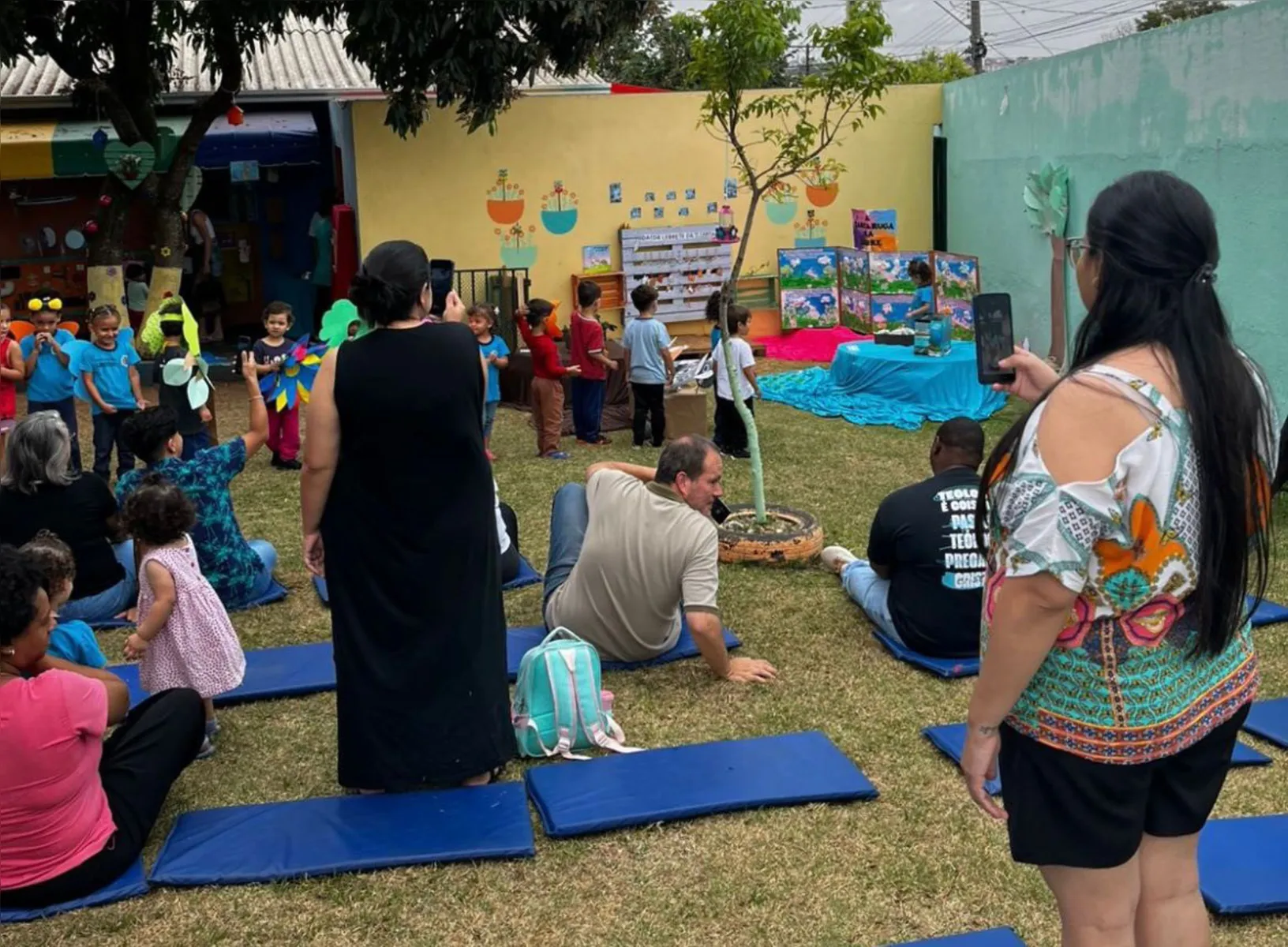 No Centro de Educação Infantil Milton Gavetti, o meio ambiente é tema de várias atividades,  incluindo a reflexão sobre problemas como a poluição e as enchentes